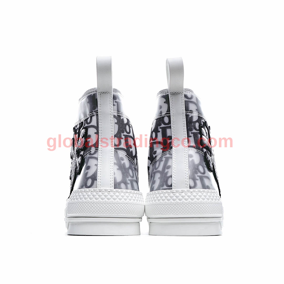 Dior B23 Oblique Slip-on Low Top Sneakers Sheer Print Sneakers